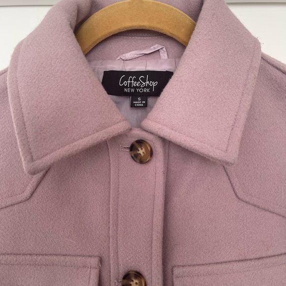 CoffeeShop Women's Purple Pink Jacket - Picture 3 of 9